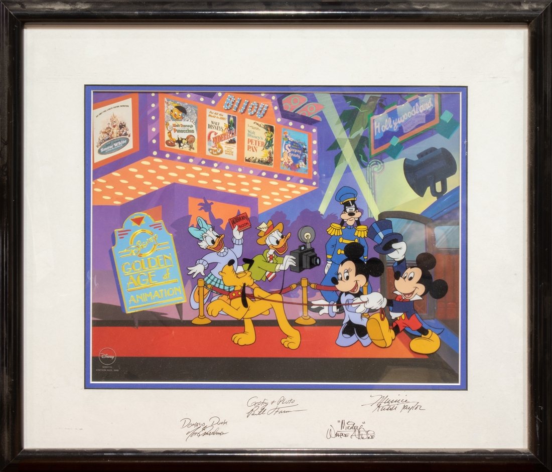 デイズニー　声優サイン入りセル画　MICKEYS FILM FESTIVAL デイズニー 声優サイン入りセル画 MICKEYS FILM FESTIVAL
