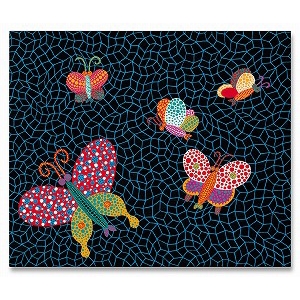 KUSAMA落書き　「炎の生」 Yayoi Kusama | Soul Burning Flashes (1988) | Artsy