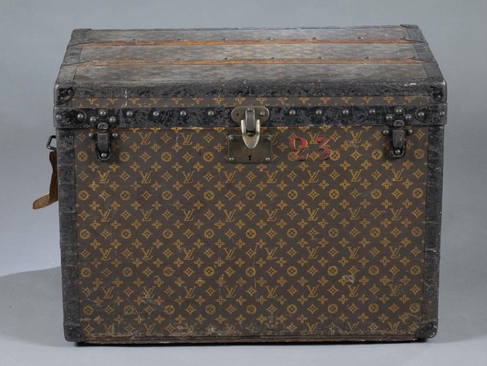 LOUIS VUITTON  STEAMER TRUNK POSSIBLY FROM THE