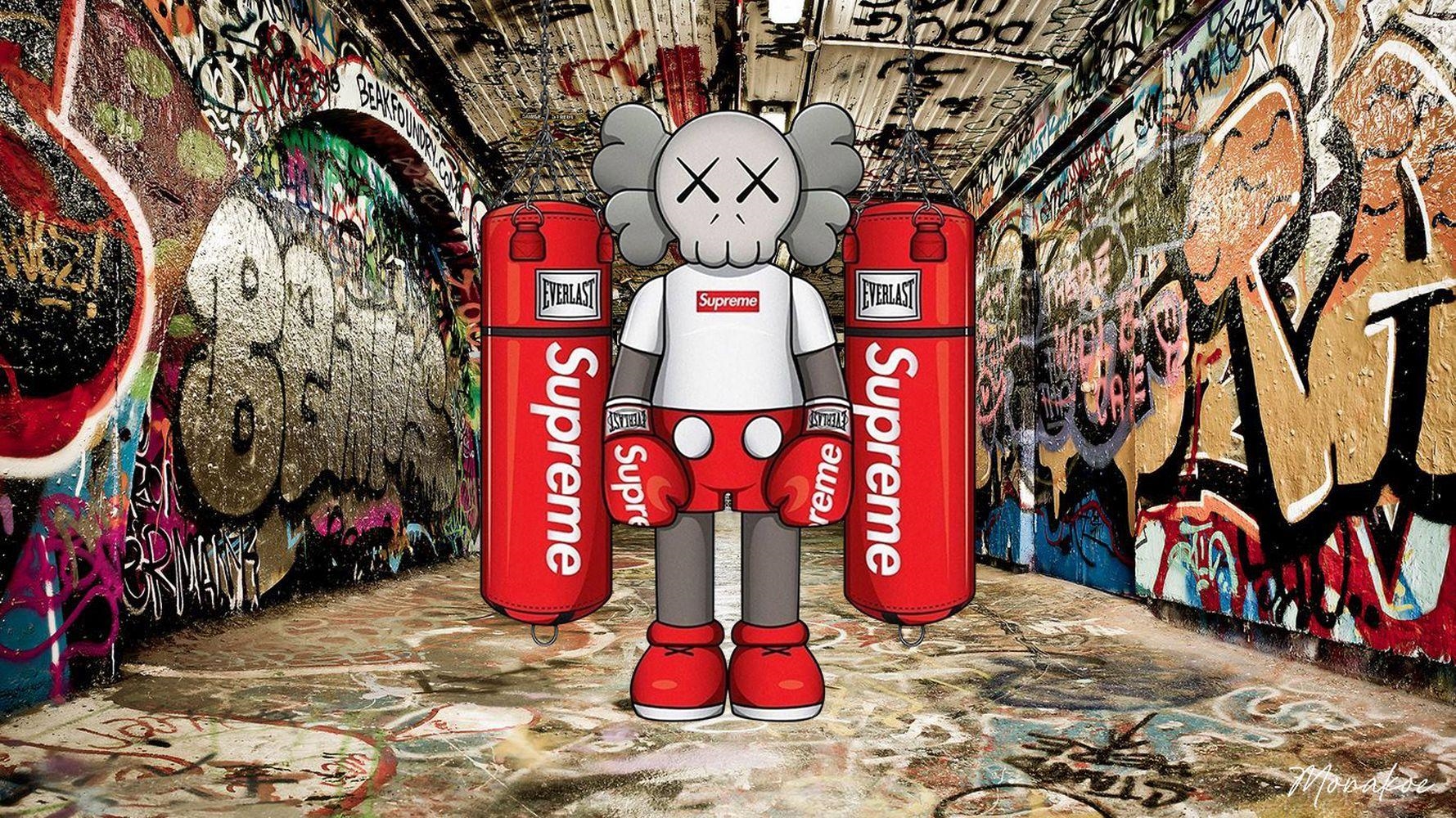 Monakoe | Kaws x Supreme | MutualArt