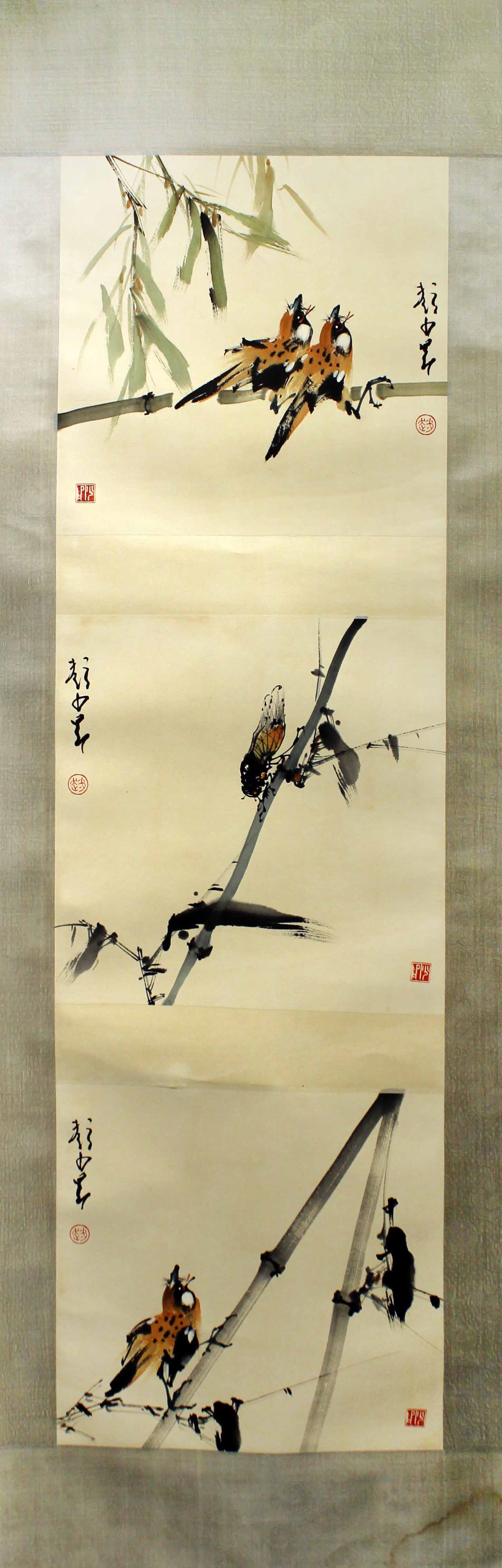 中国美術 色絵 花鳥紋 題詞 瑠璃遊台 碗 雍正年製(LC258) 中国美術 色絵 花鳥紋 題詞 瑠璃遊台 碗 雍正年製(LC258) 中国美術
