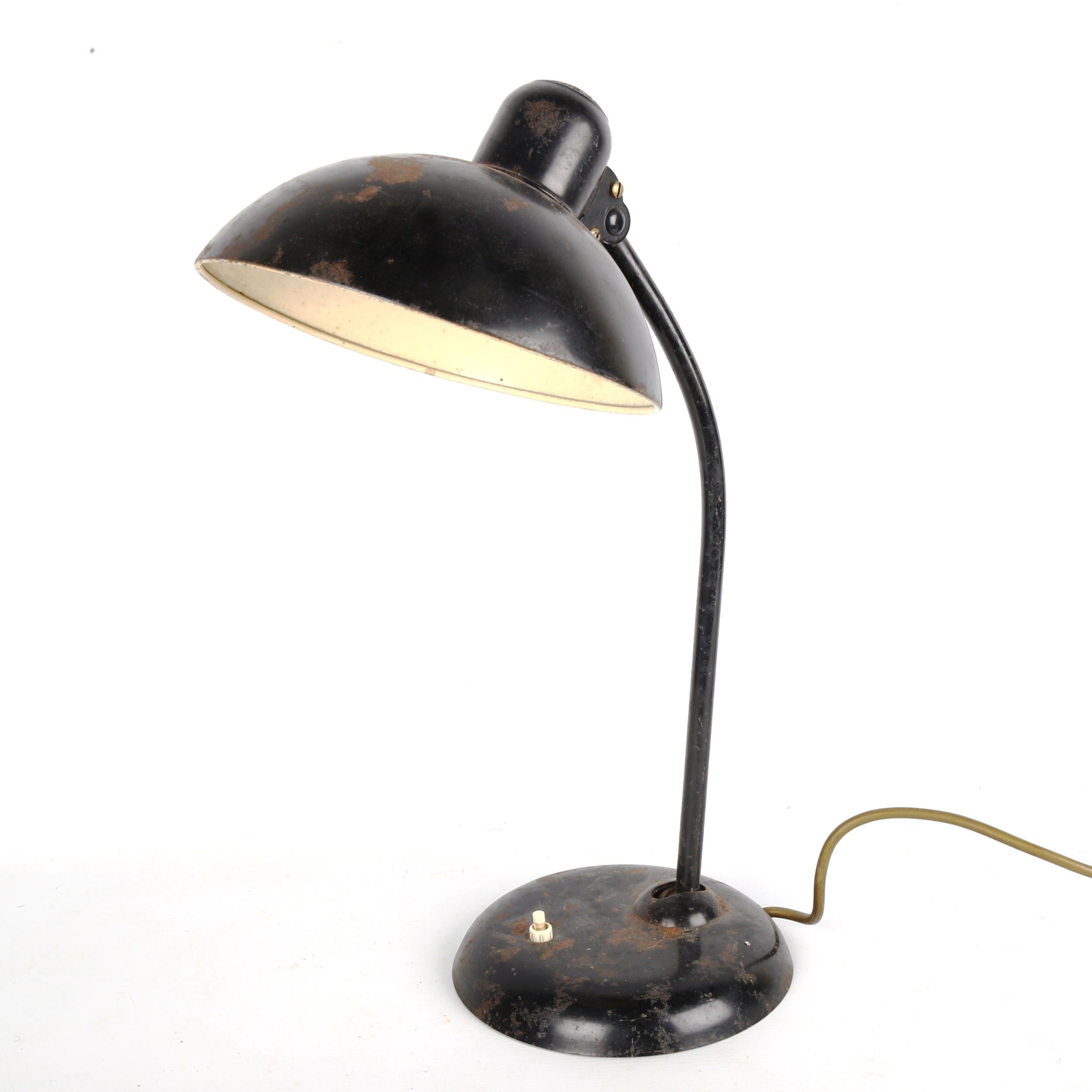 Christian Dell   an original Bauhaus Kaiser Idell  desk lamp