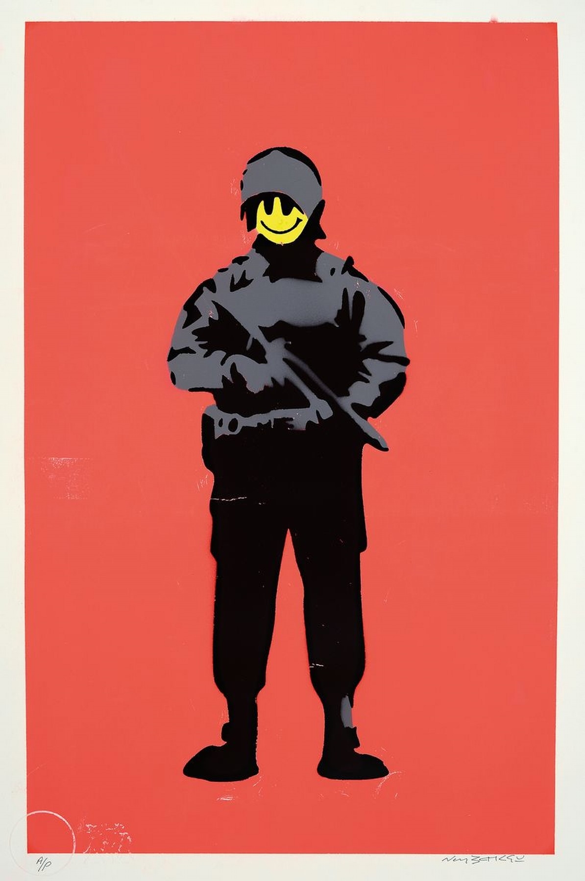 版画 NOT BANKSY /  Riot Not NOT BANKSY / Riot Not