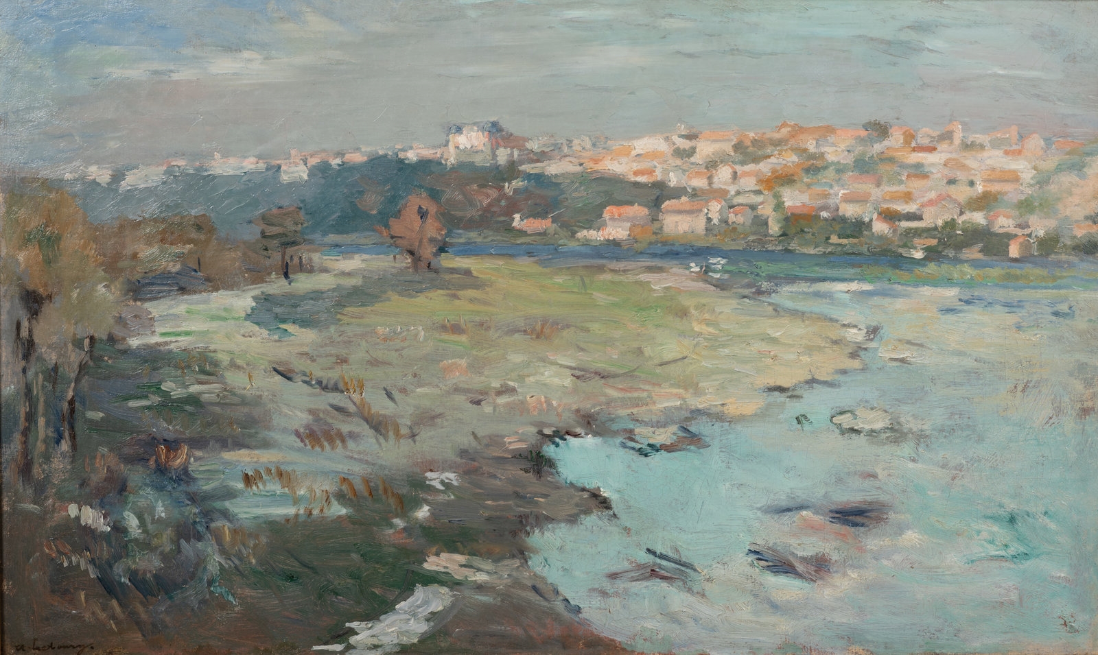 Albert Marie Lebourg | Les bords de l'Allier à Pont-du-Château