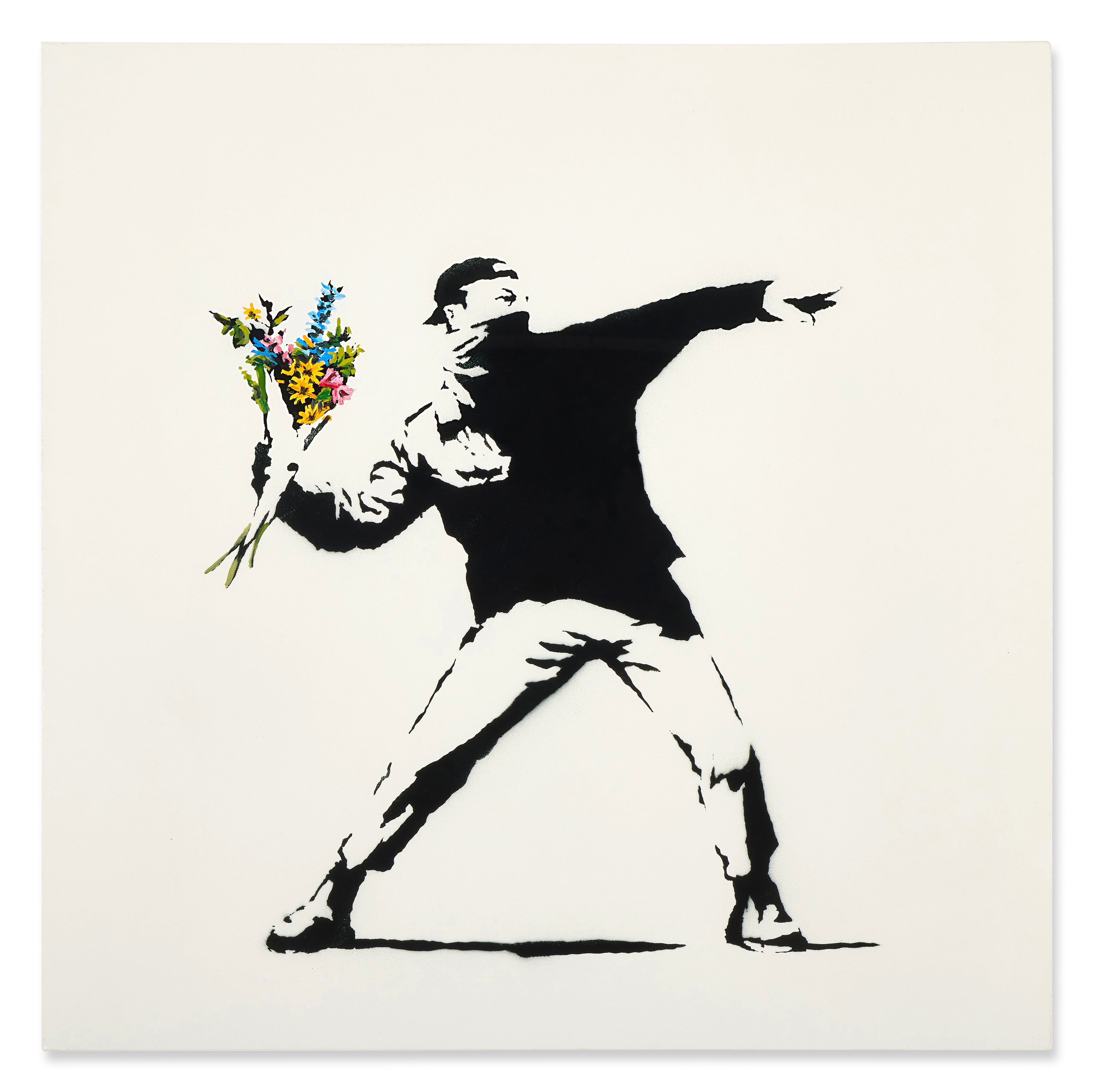 Banksy, Love is in the Air (2006)