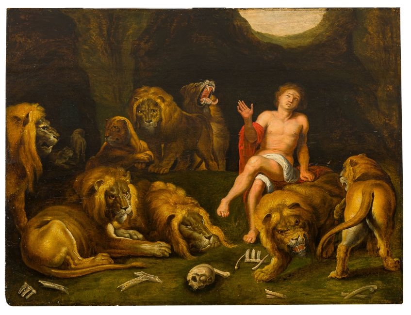 Peter Paul Rubens | Daniel in the Lion's Den | MutualArt