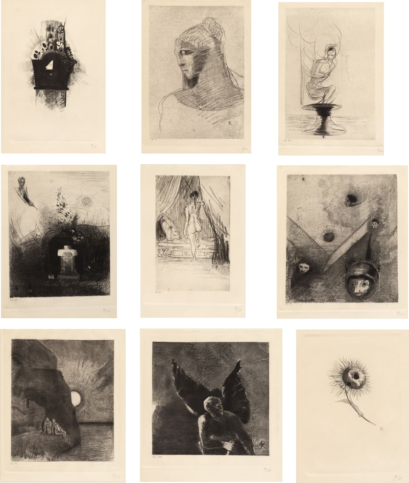 Odilon Redon | Les Fleurs du Mal (1890) | MutualArt