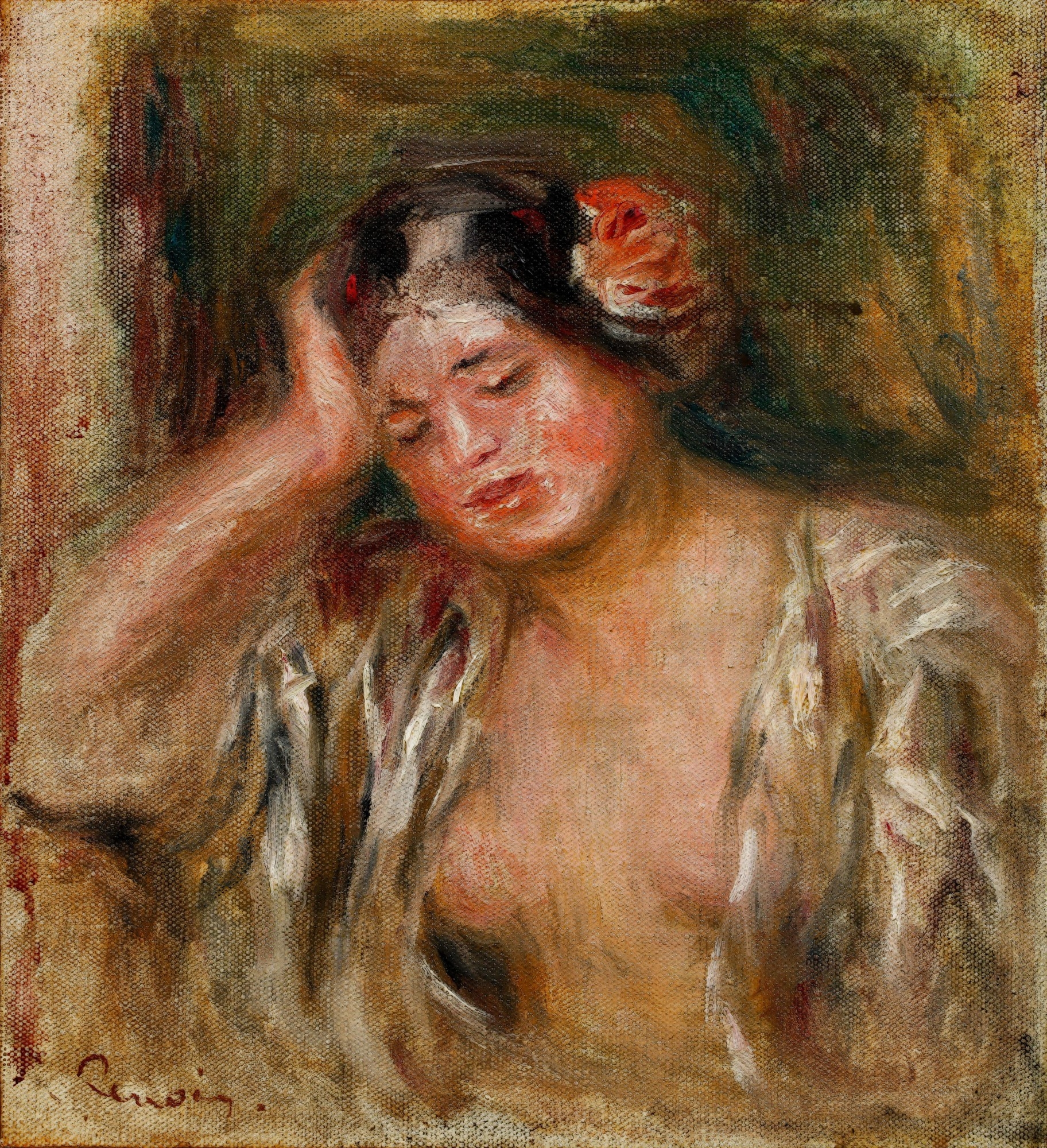 Femme nue couchée (Gabrielle) - Auguste Renoir