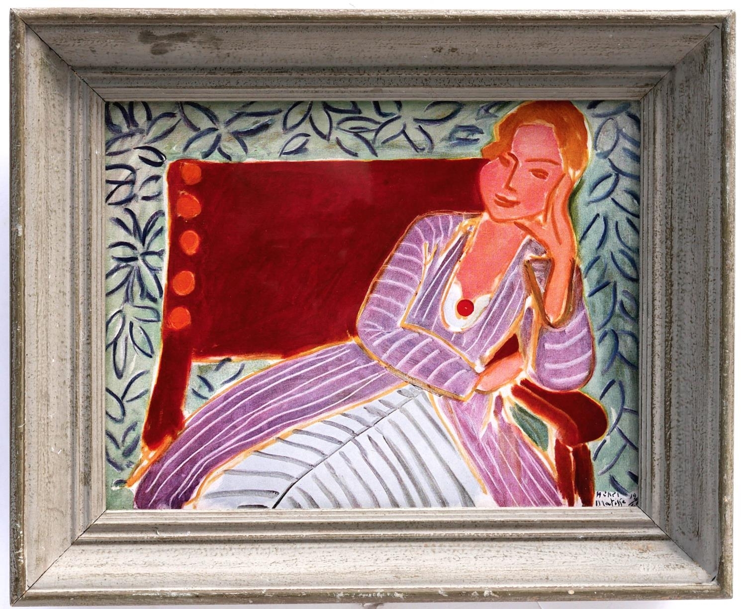 Voordracht Positief Incarijk Henri Matisse | Reclining Woman in Chair (1946) | MutualArt