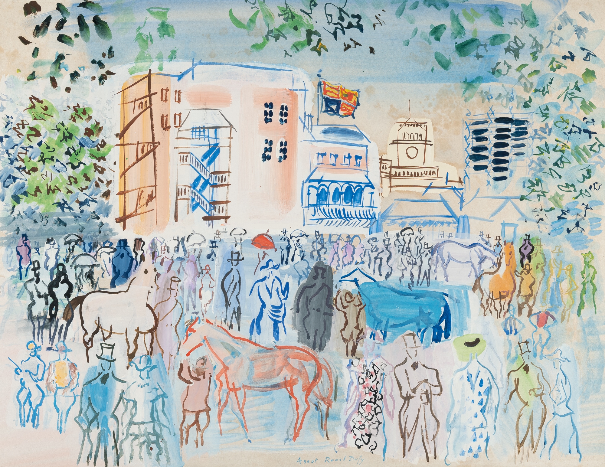 Raoul Dufy | “Ascot” (1935) | MutualArt