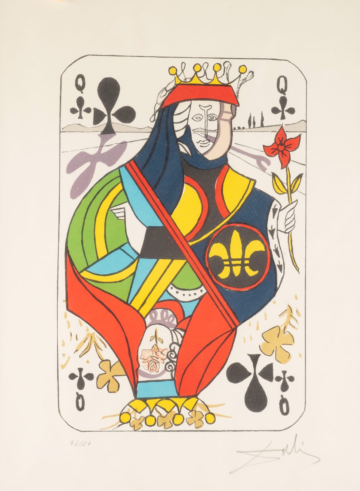 queen of clubs card