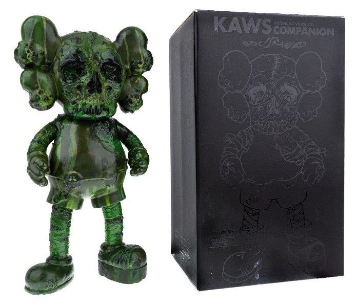 KAWS Companion Keychain GITD Green (2009)