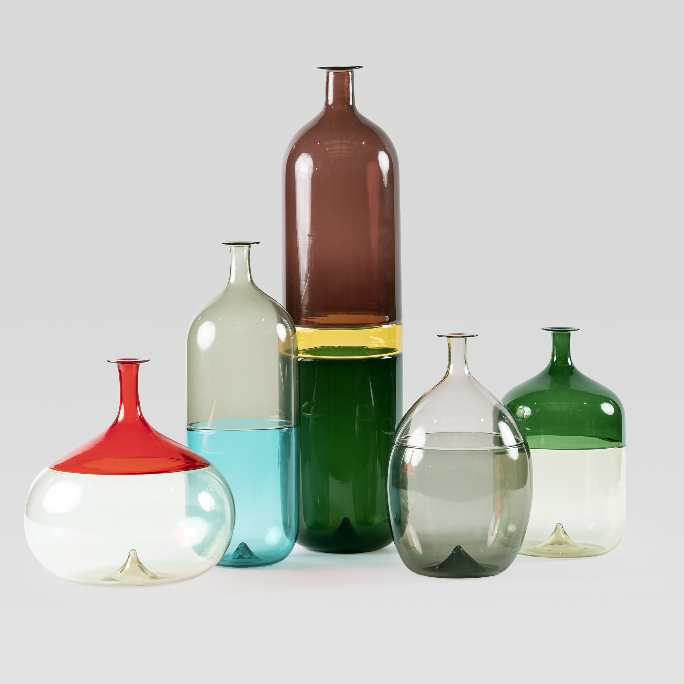 Tapio Wirkkala | Five bottles of the Bolle series (1979 - 1980) | MutualArt