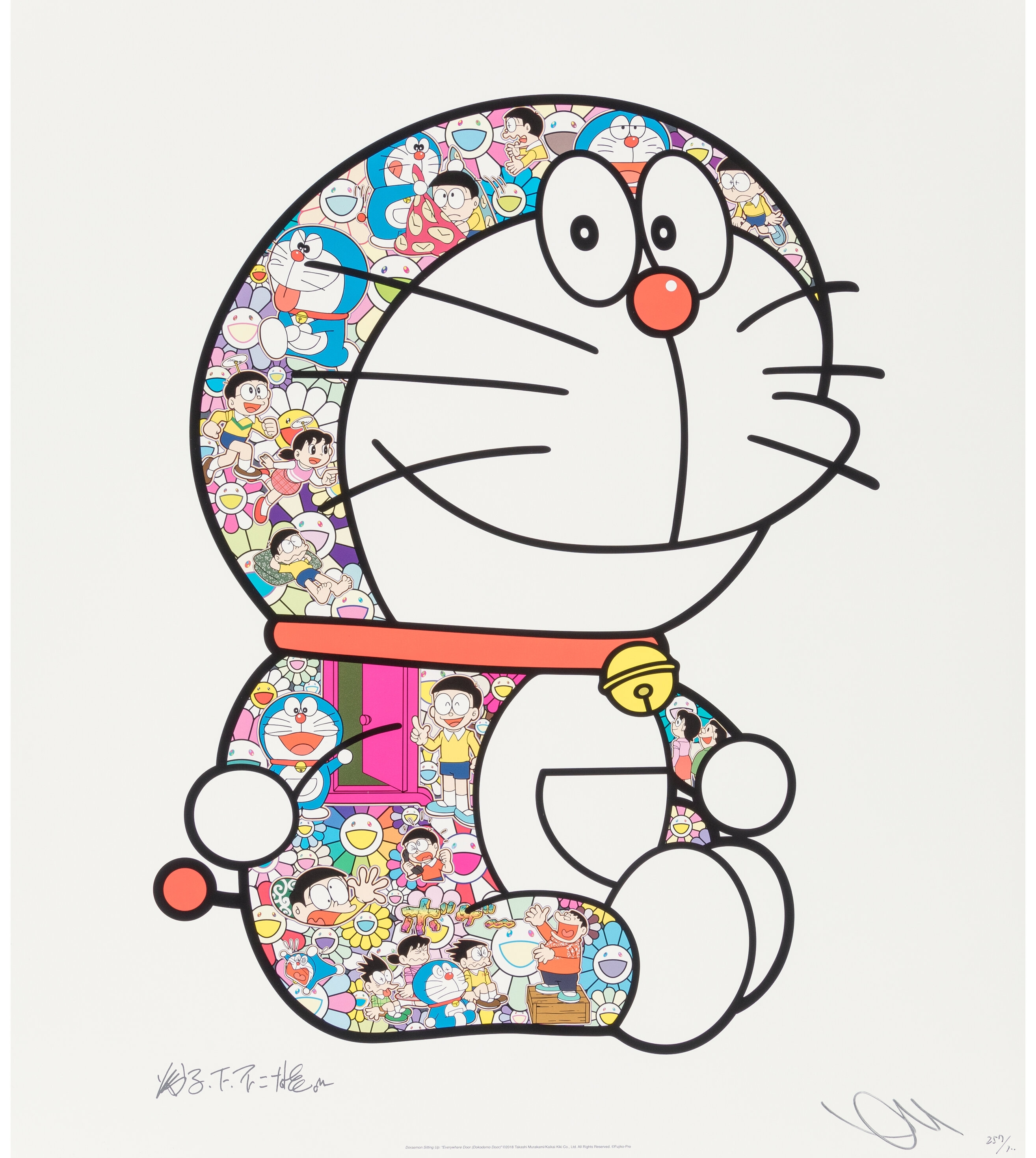 Takashi Murakami | Doraemon Sitting Up: Everywhere Door (Dokodemo ...