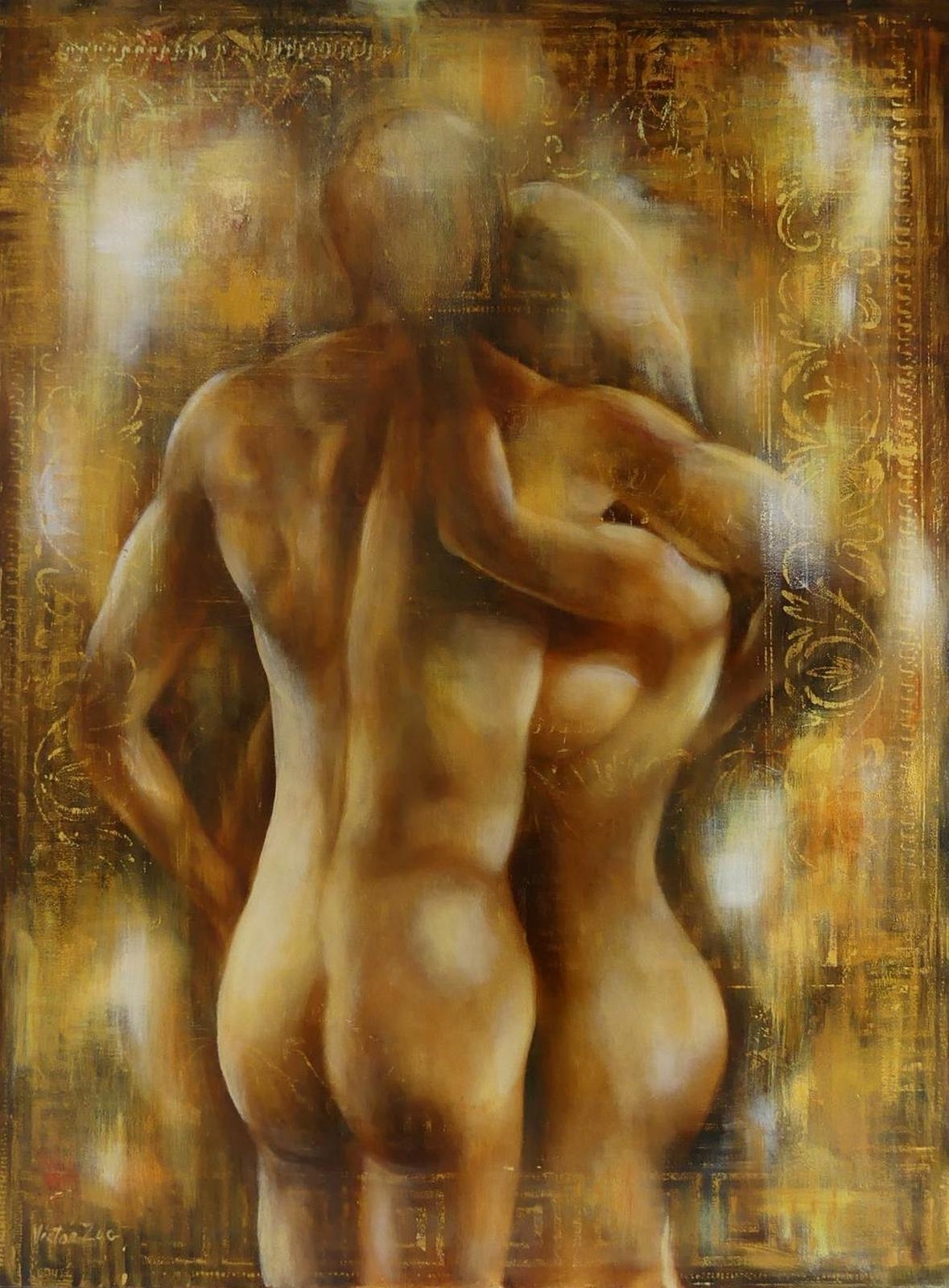 Victor Zag Nude Couple MutualArt image