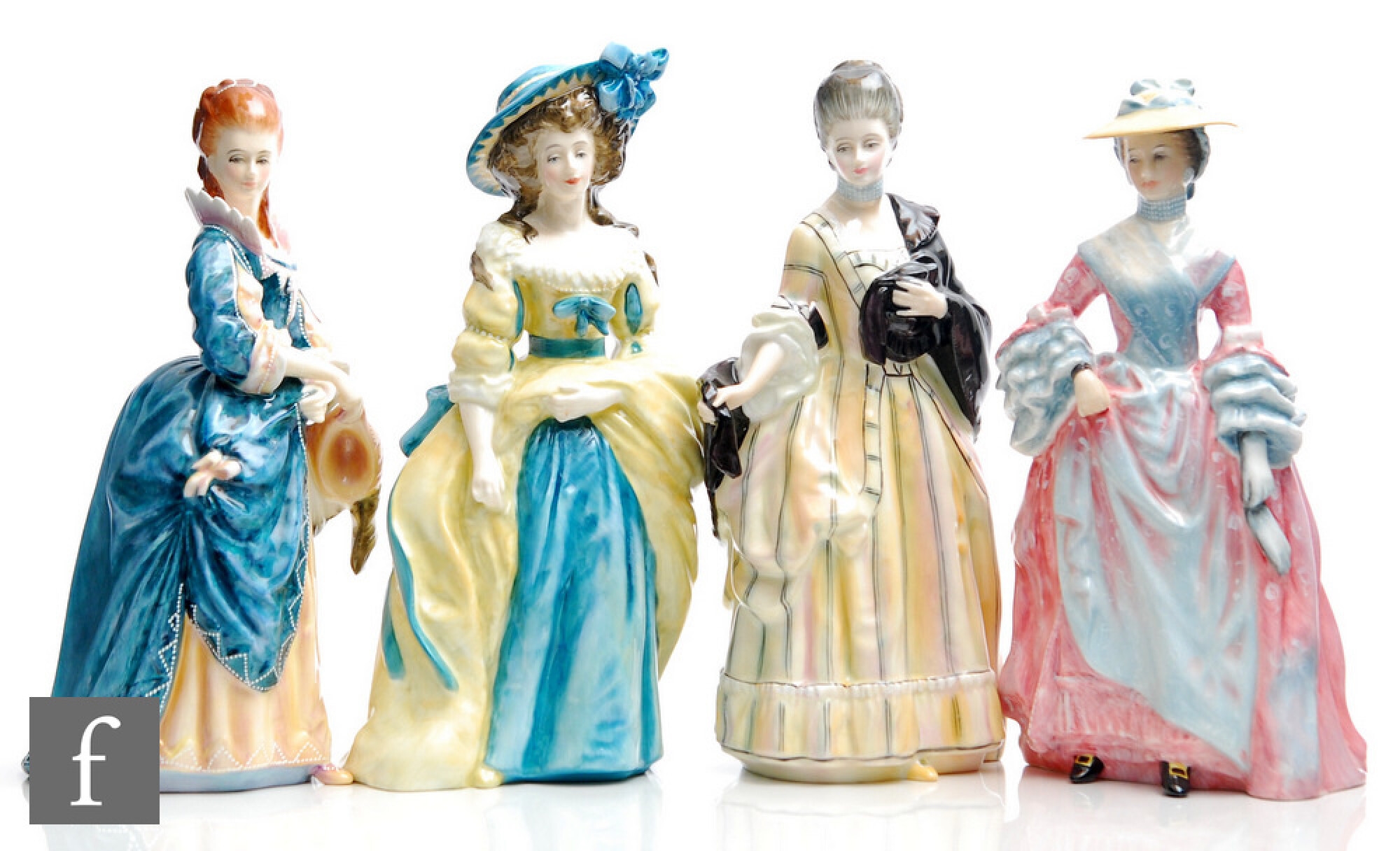 Royal Doulton | Four boxed Royal Doulton ladies from the 