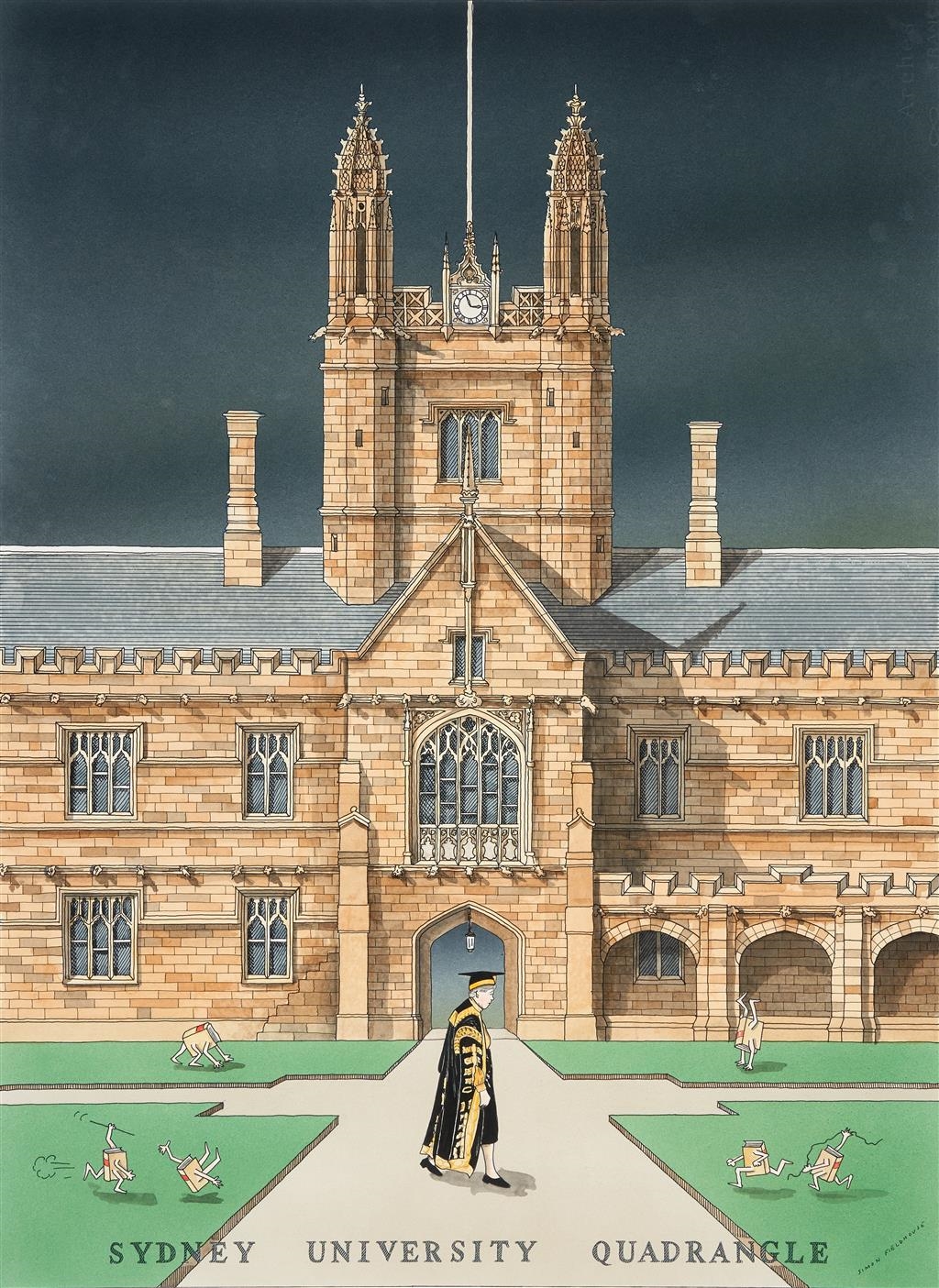 Simon Fieldhouse | Sydney University Quadrangle | MutualArt