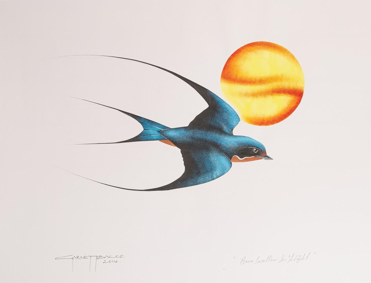 Garnet Tobacco | Barn Swallow in Flight (2016)