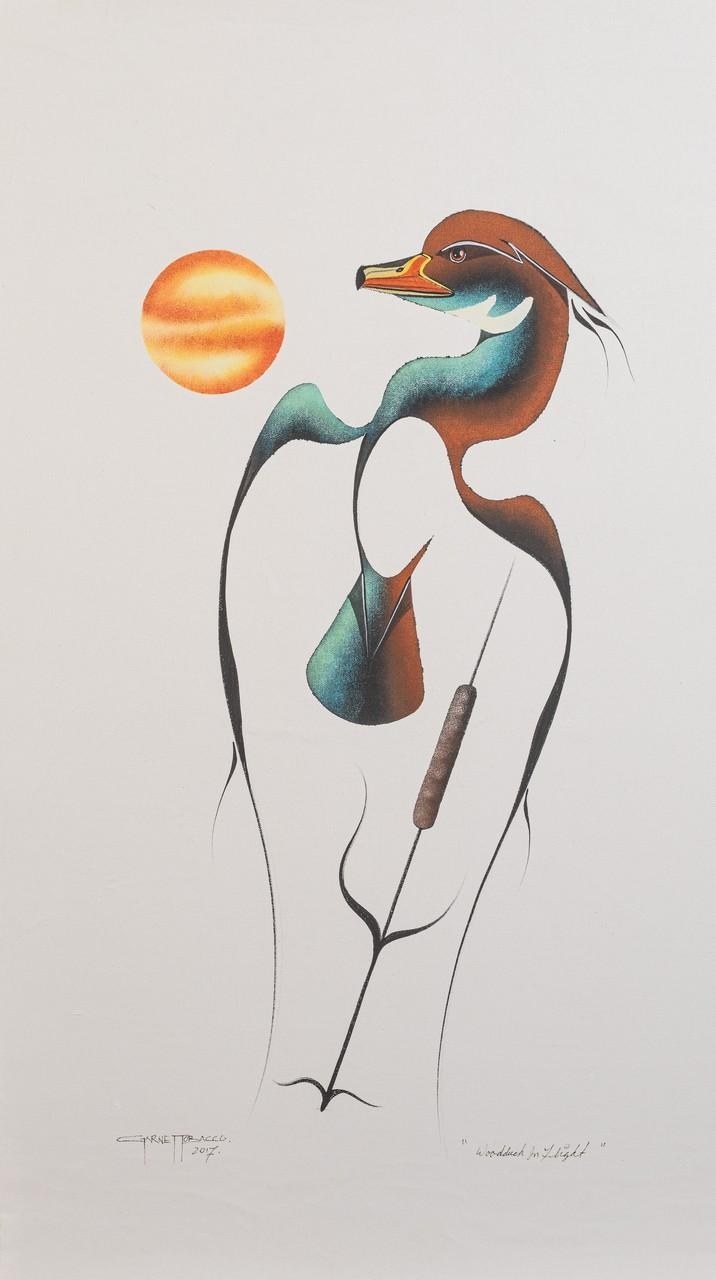 Garnet Tobacco | Wood Duck in Flight (2017)