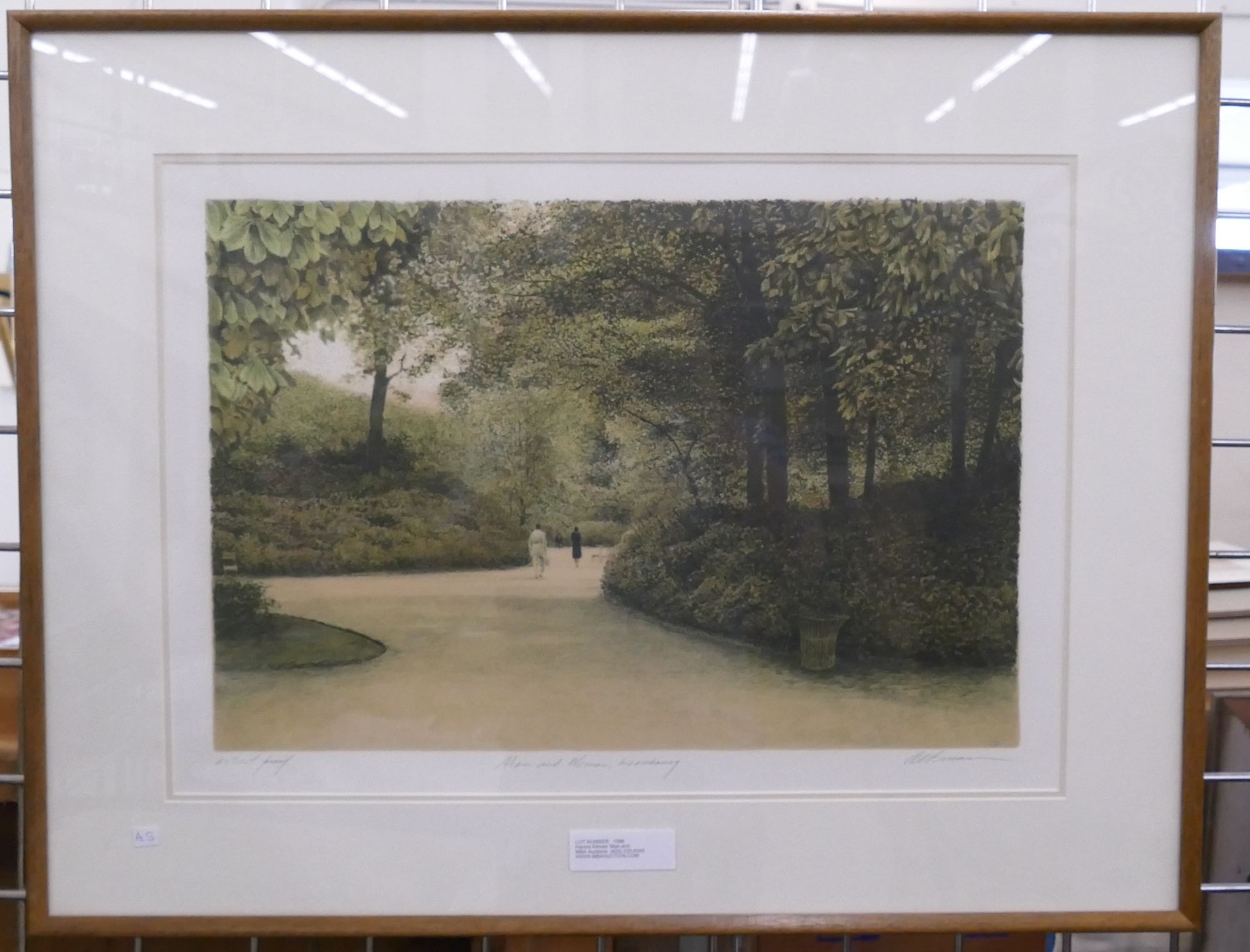 Harold Altman lithographレスティングカップル リトグラフ Harold