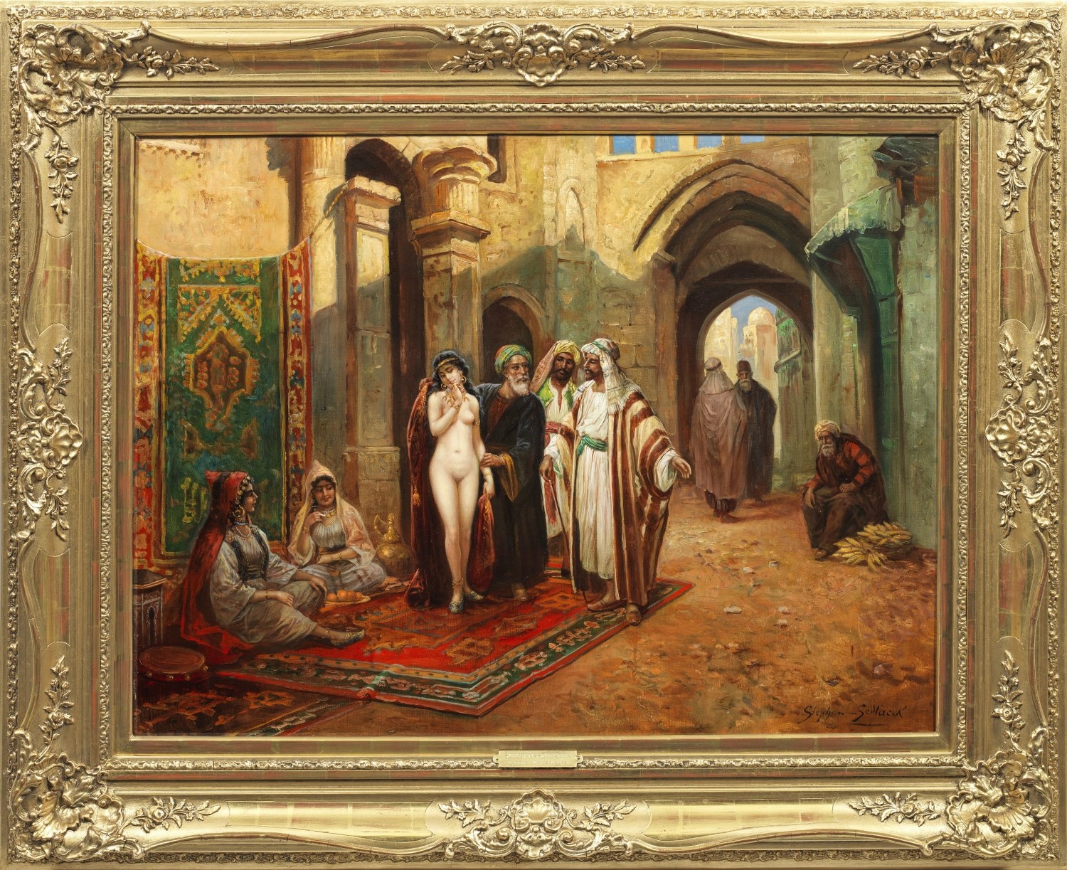Stephan Sedlacek | Marché aux esclaves (Sklavenmarkt) (1866