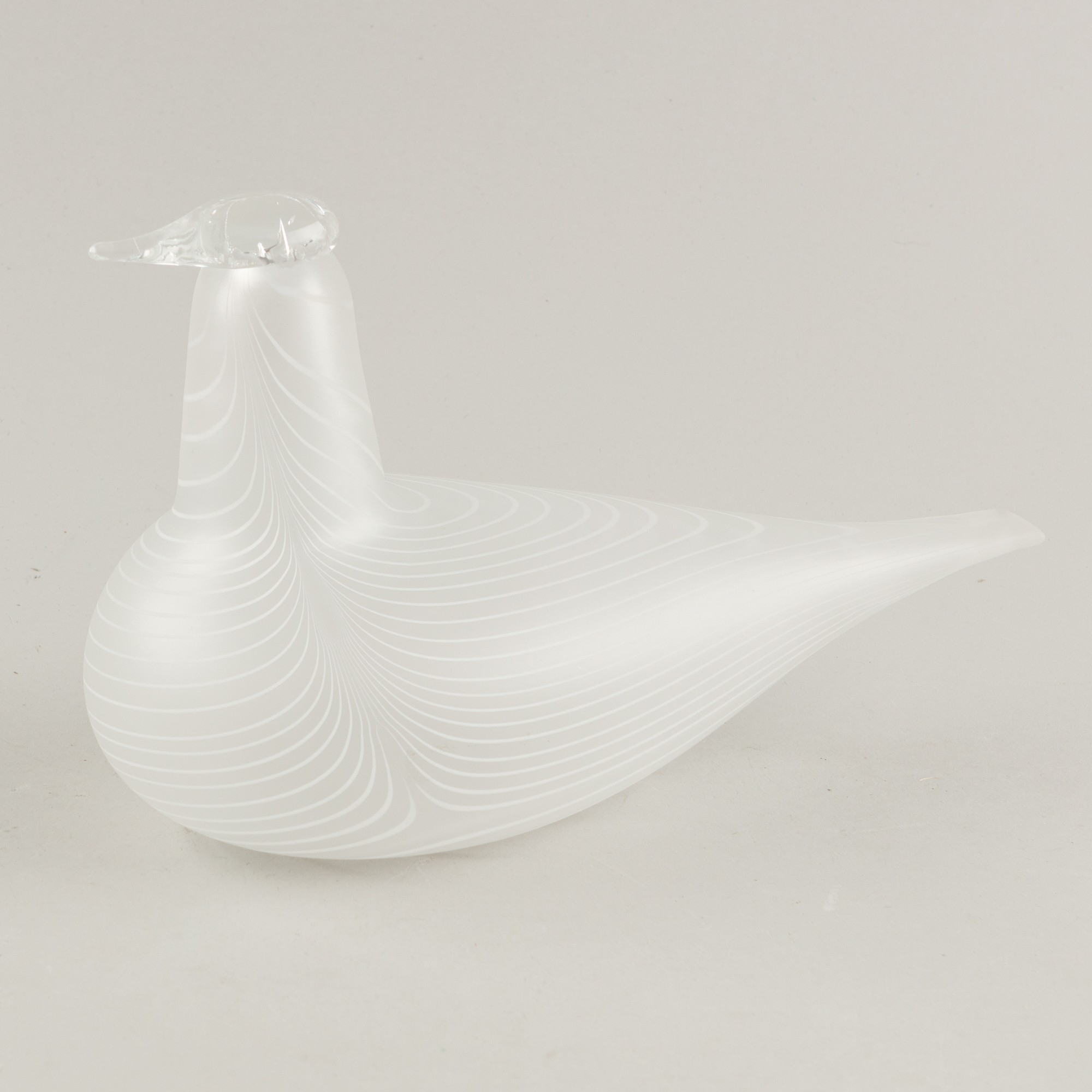 Oiva Toikka | Decoration bird, White sandpiper, Nuutajärvi 200th