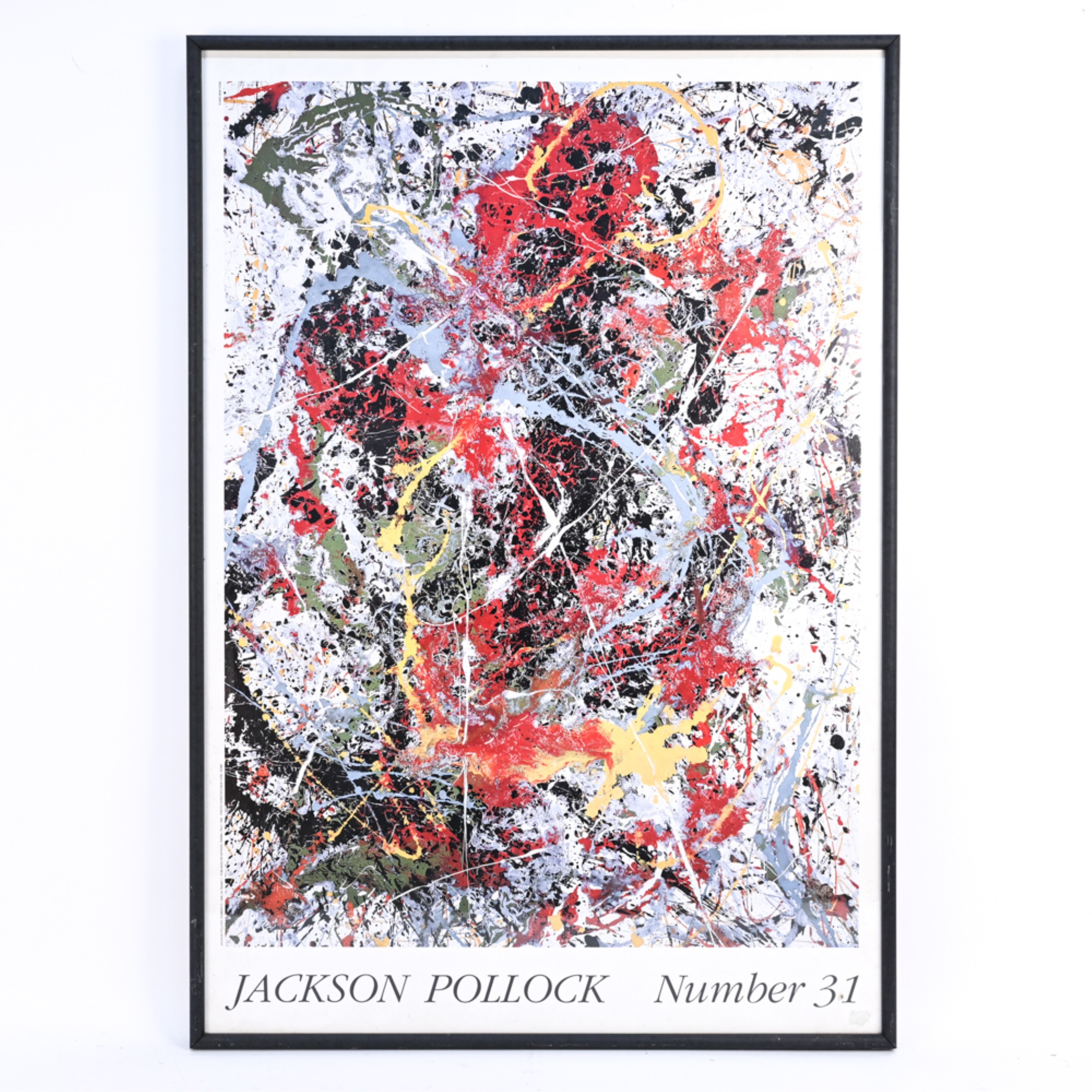 Reproducere Creek Myrde Jackson Pollock | VINTAGE JACKSON POLLOCK NO. 31 LITHO POSTER (1988) |  MutualArt