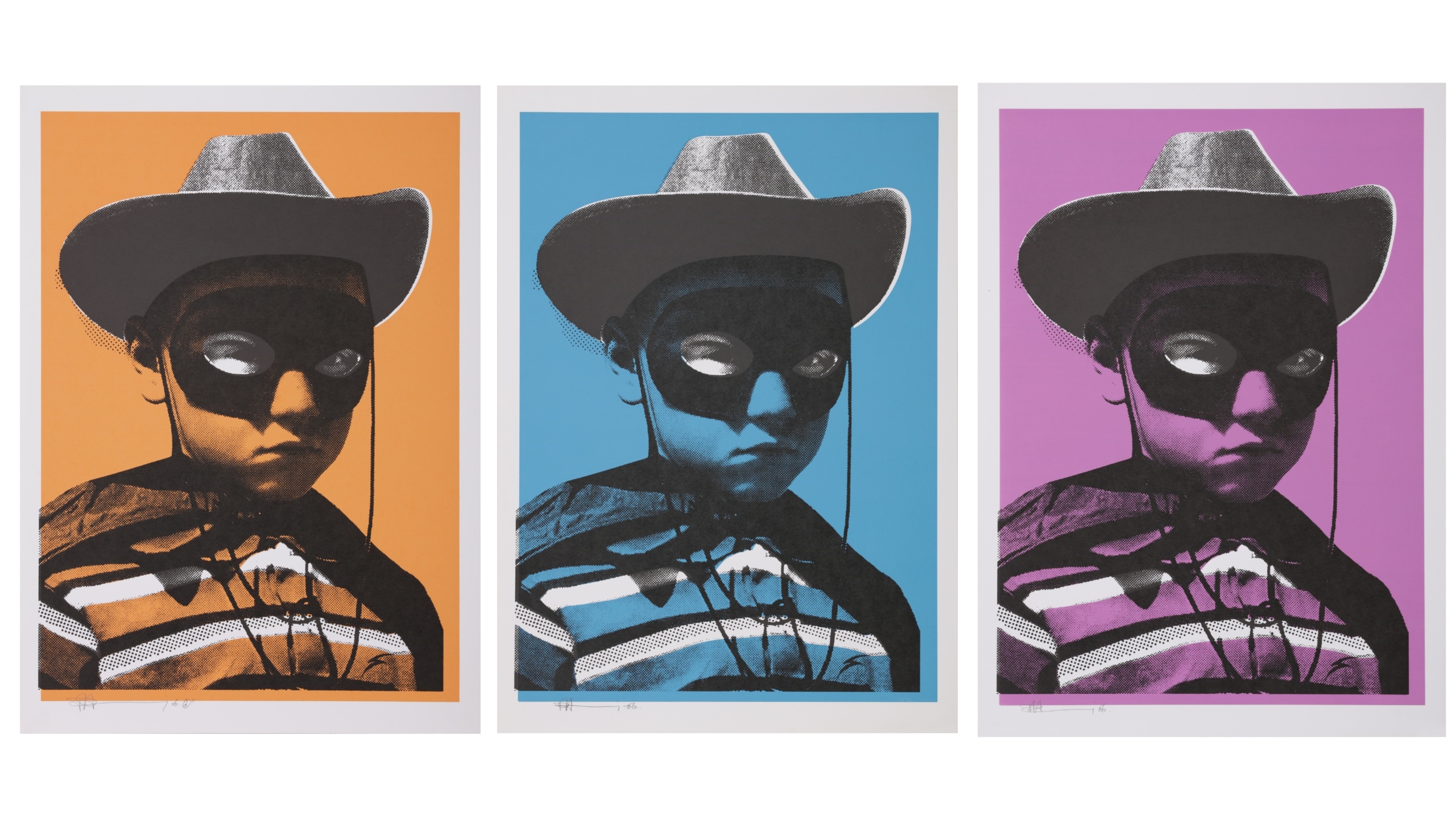 Paul Insect | Big Head (Orange, Blue, Purple) (2006) | MutualArt