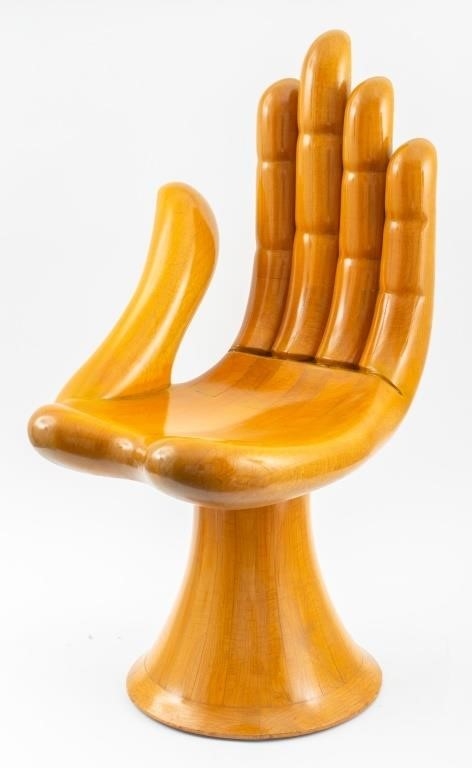 Pedro Friedeberg Style Resin Hand Chair