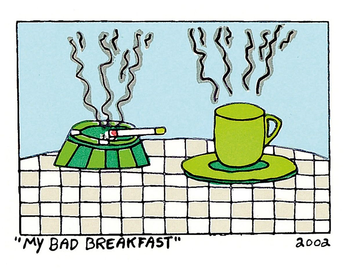 James Rizzi | My Bad Breakfast (2002) | MutualArt