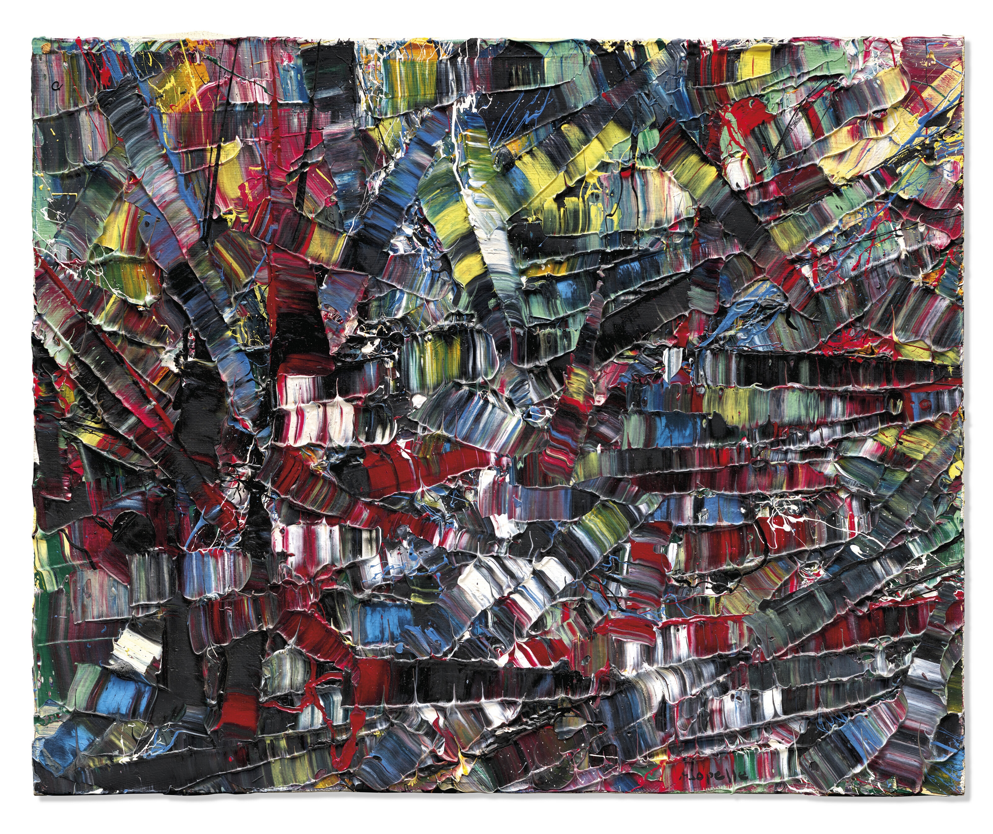 Peinture 1954（リオペラ）Riopelle アートポスター