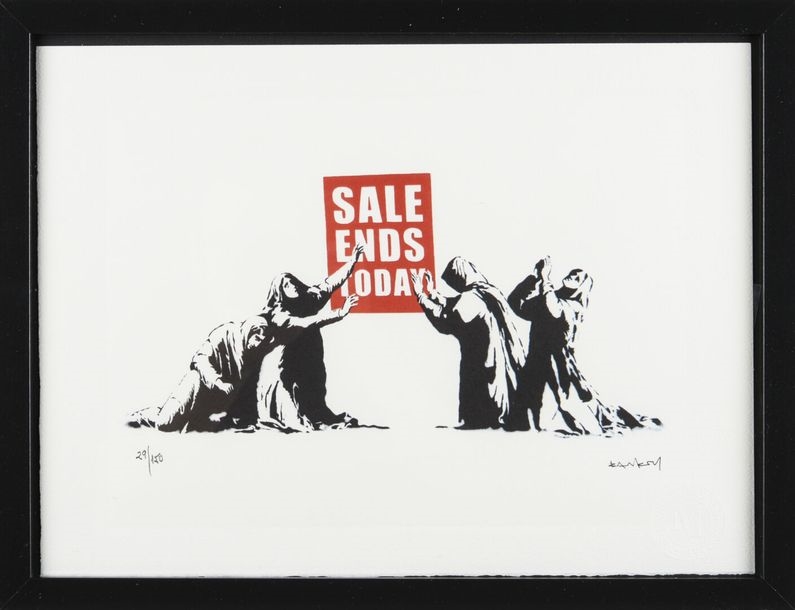 Banksy | Sale ends today (1974) | MutualArt