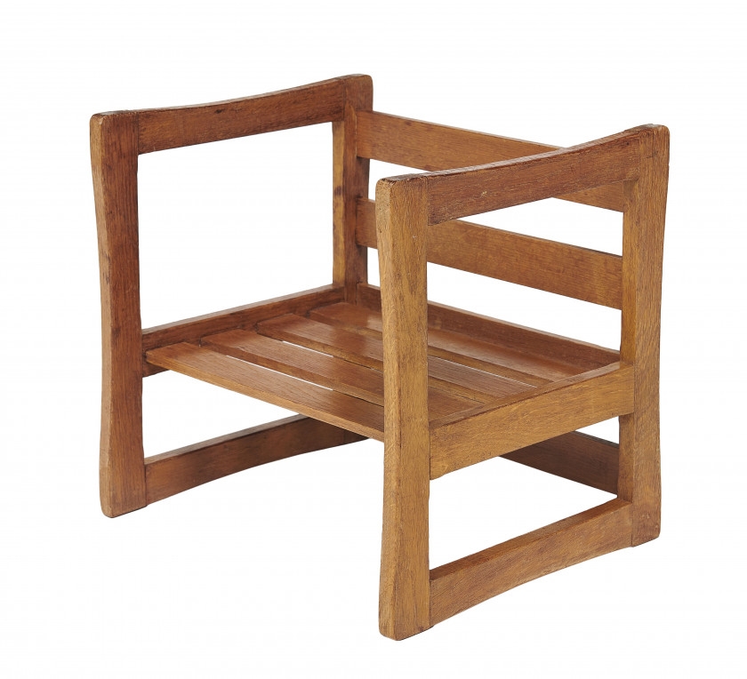 Marcel Gascoin | Tabouret « 3 positions » (ca. 1950) | MutualArt