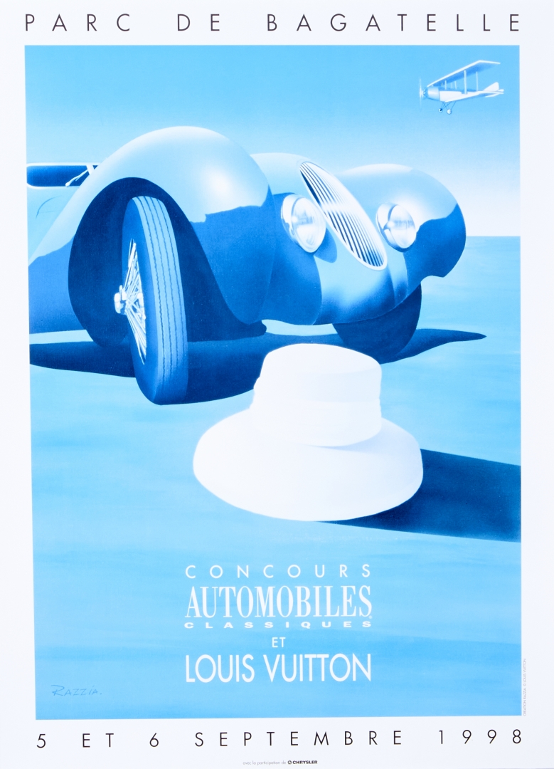 Gerard Courbouleix-Deneriaz, Louis Vuitton Cup Challenger Races poster  (2000)