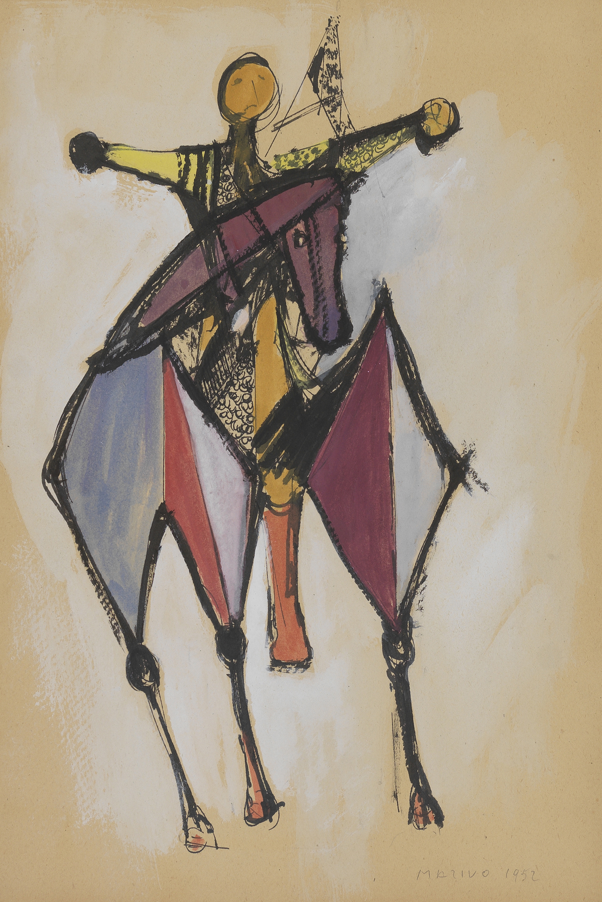 Marino Marini | Cavallo e Cavaliere (1952) | MutualArt