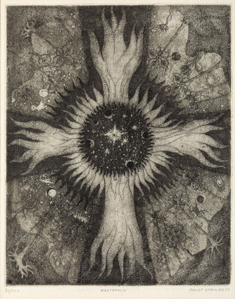 Ernst Steiner | Weltkreuz (1966) | MutualArt