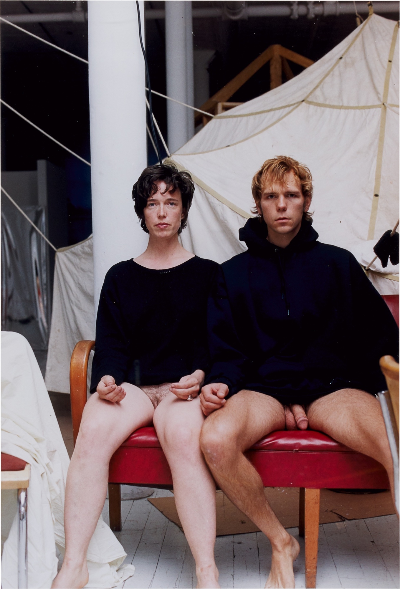 Wolfgang Tillmans | 'John & Paula, Sitting, Bottomless' (1994