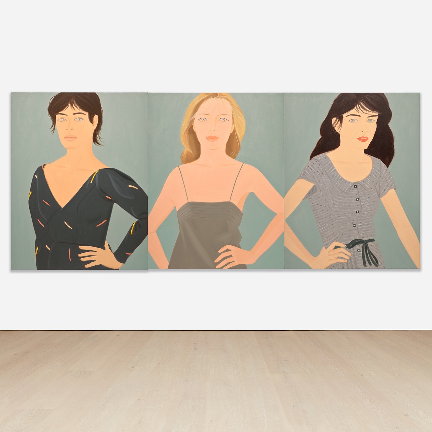 alex katz grey dress Grey Dress (1992) by Alex Katz