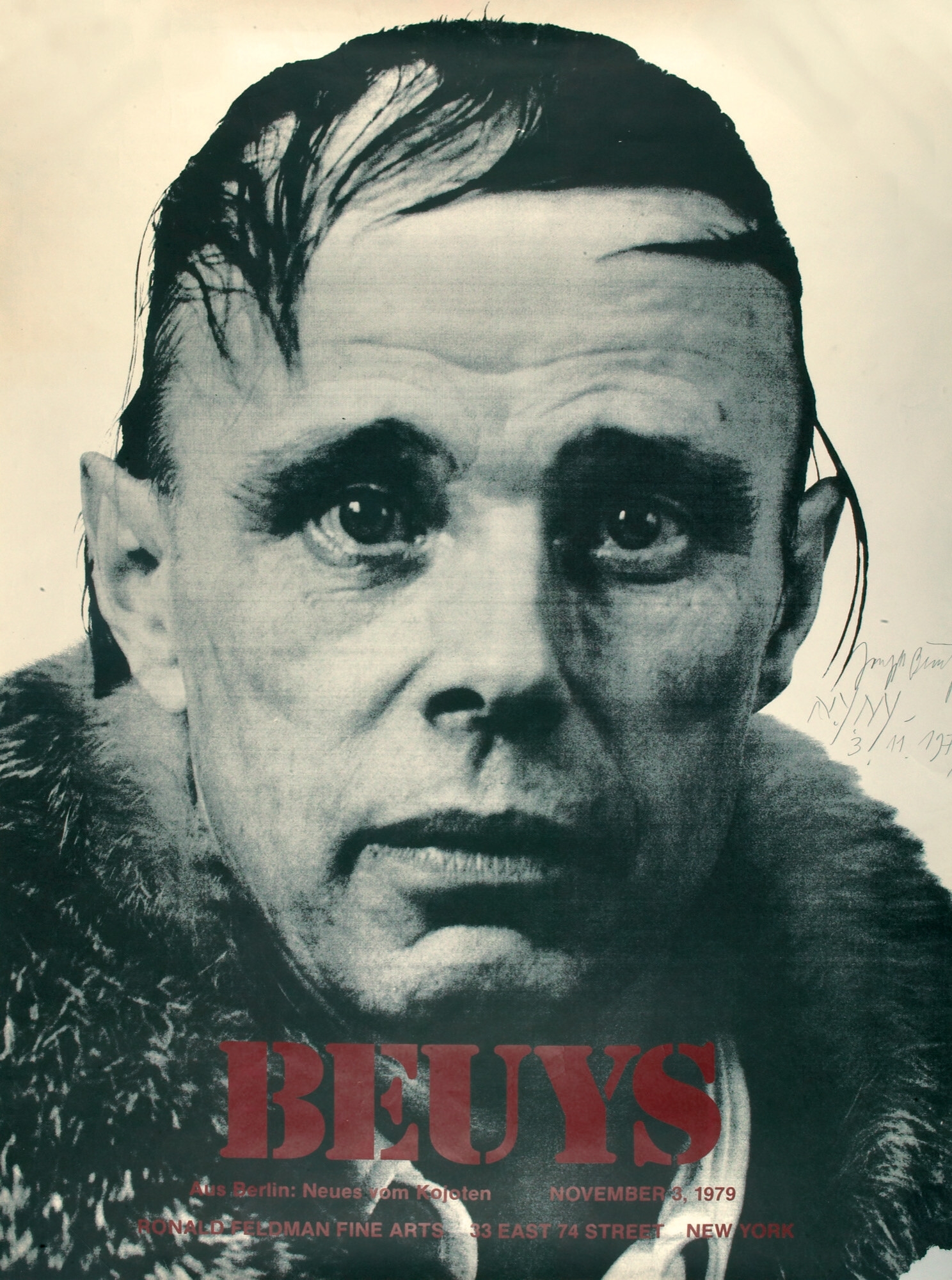 Aus Berlin neues vom kojoten　ヨーゼフ・ボイス Joseph Beuys | “Aus Berlin: Neues vom Kojoten.” (1979) | MutualArt