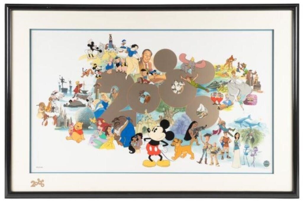 Walt Disney Studios | Welcoming a New Millennium Disney Serigraph