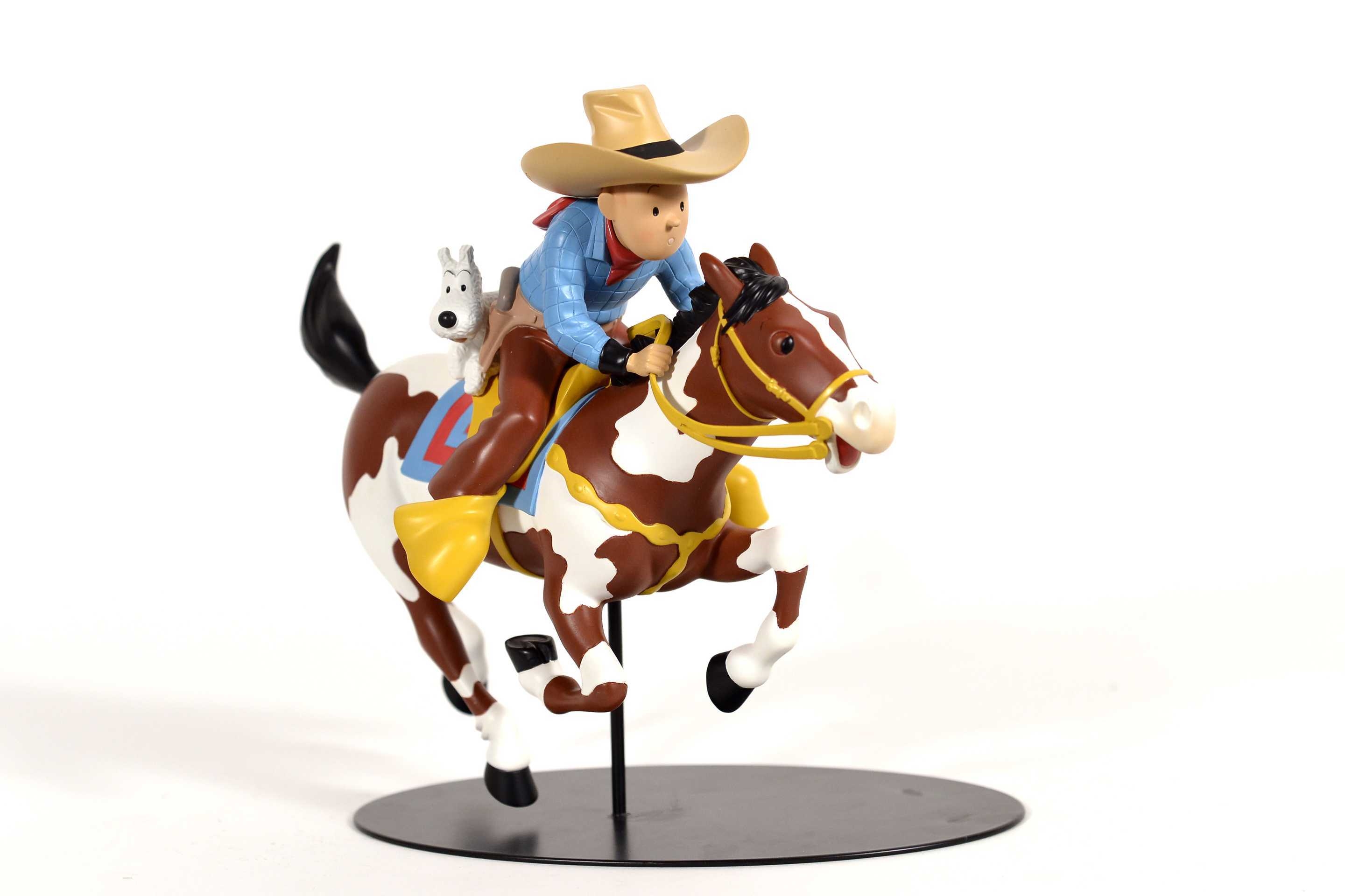 Tintin Figurines Officielle 30 Tintin Cowboy: America Herge Model