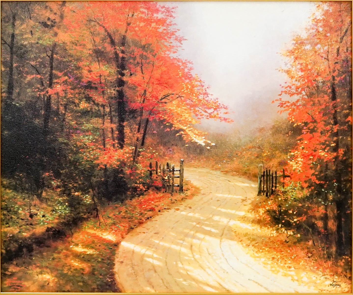 thomas kinkade autumn paintings