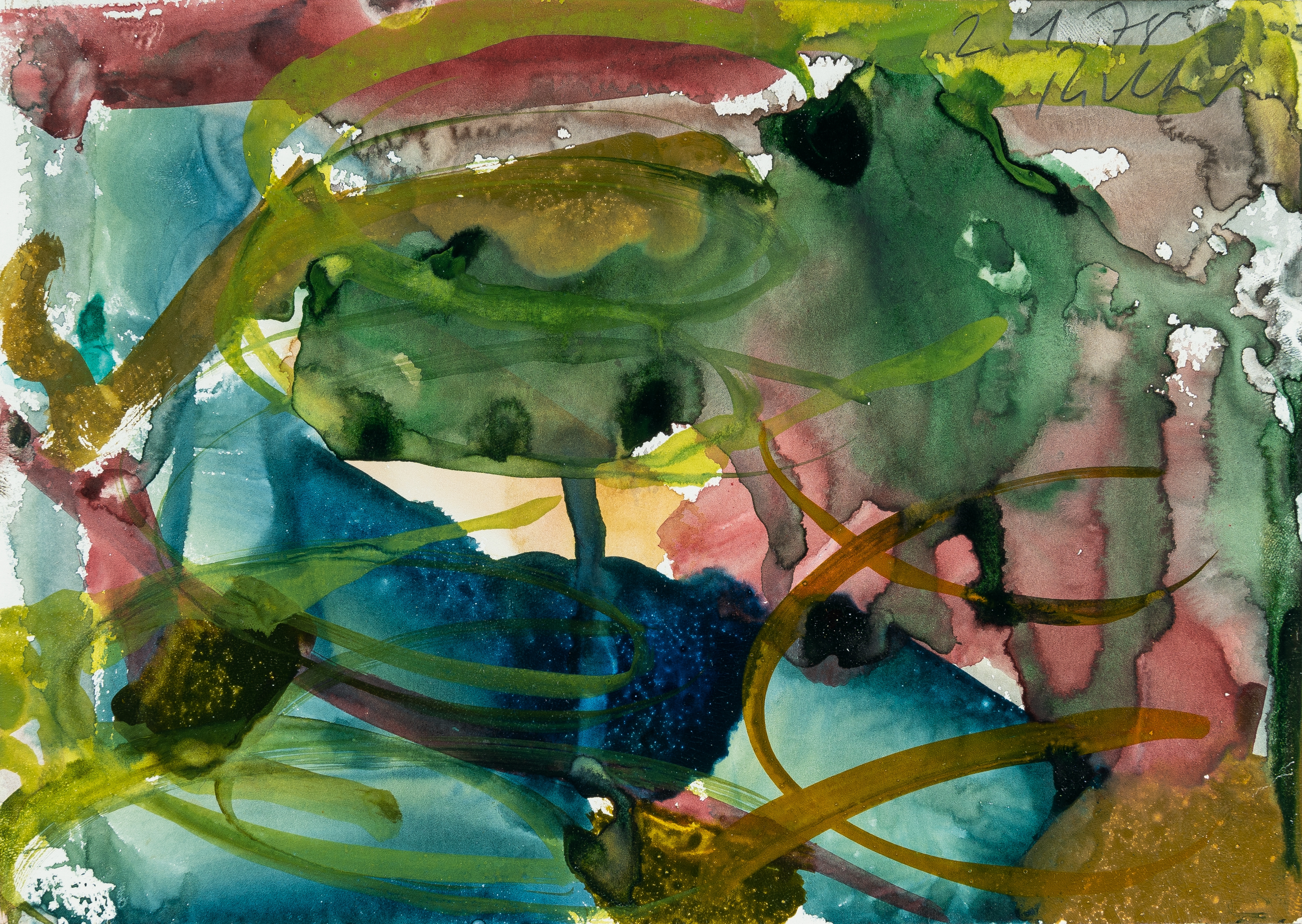 アート・デザイン・音楽 Gerhard Richter Aquarelle / Watercolors