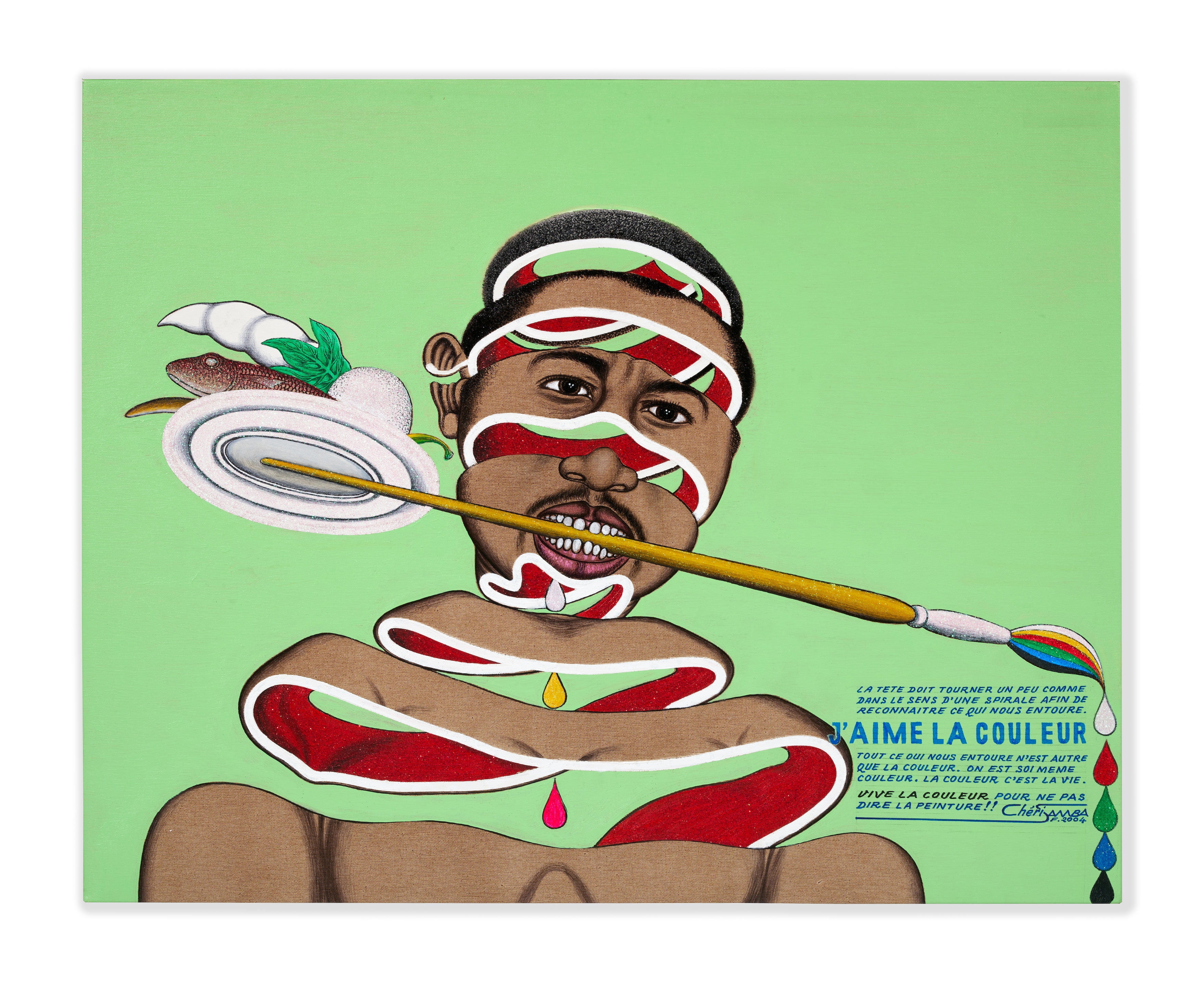 Chéri Samba | J'aime la Couleur (2004) | MutualArt