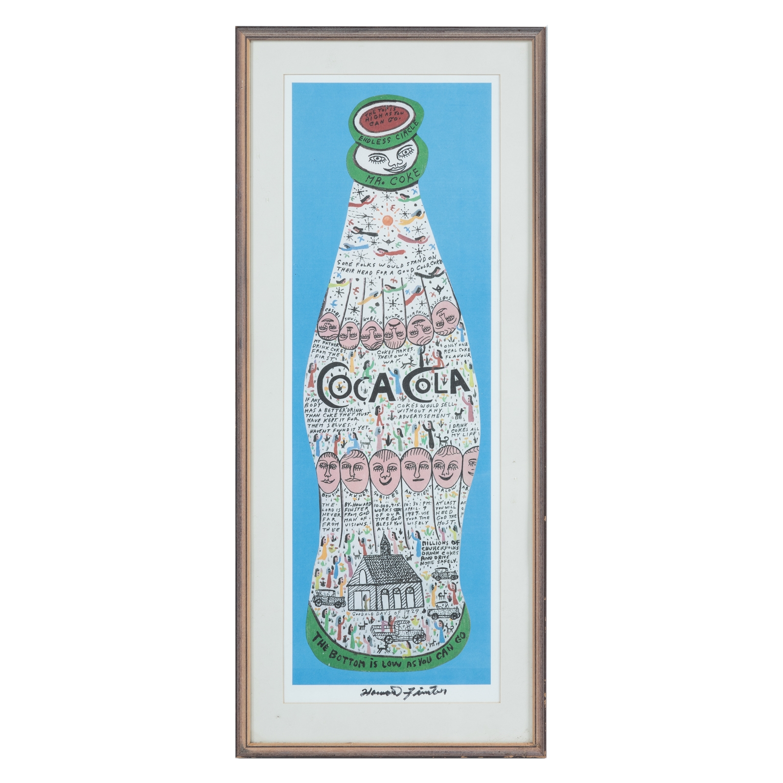 Howard Finster | Coke Bottle | MutualArt