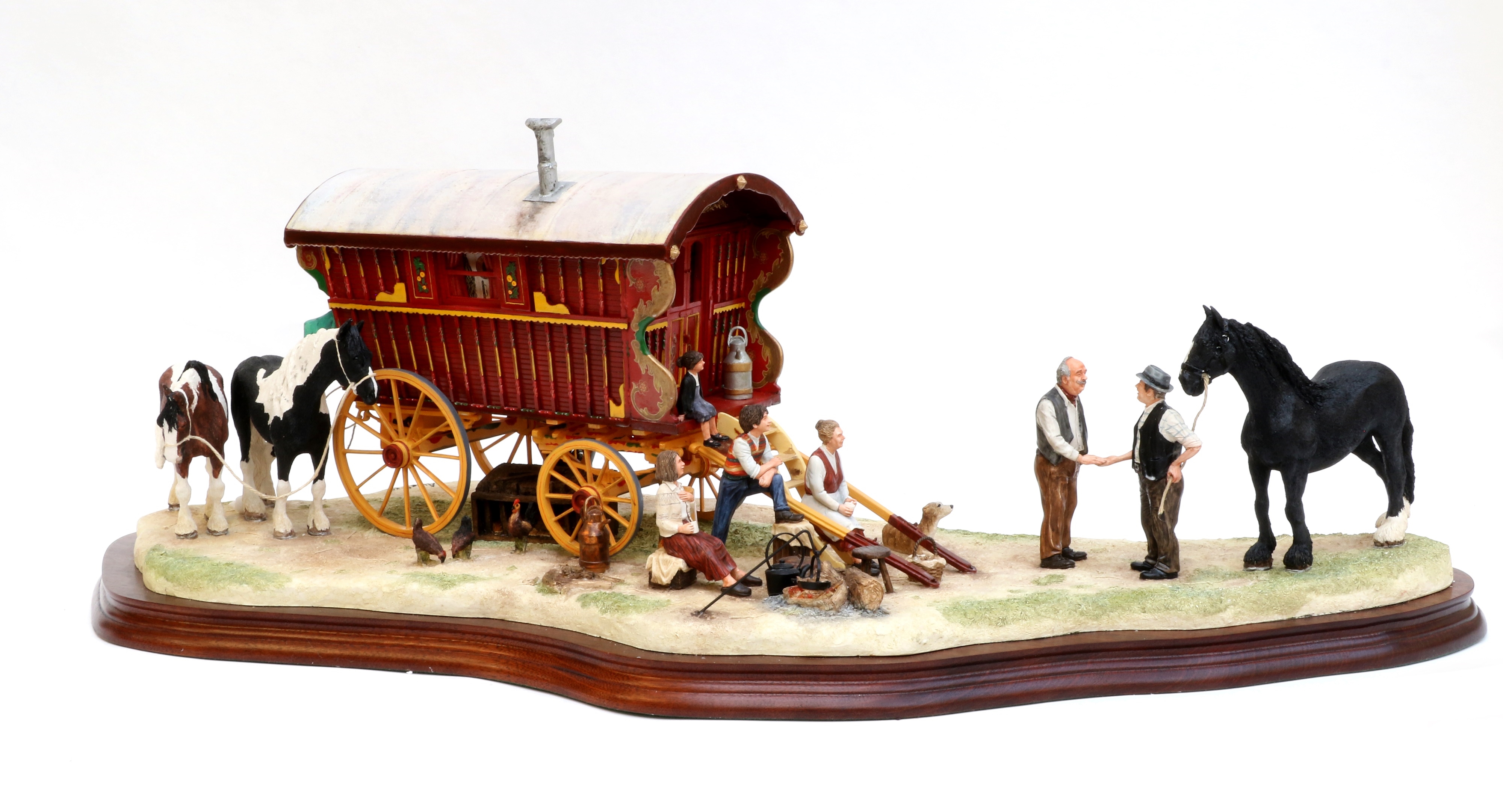 Ray Ayres | Border Fine Arts 'Striking a Deal at Appleby Fair