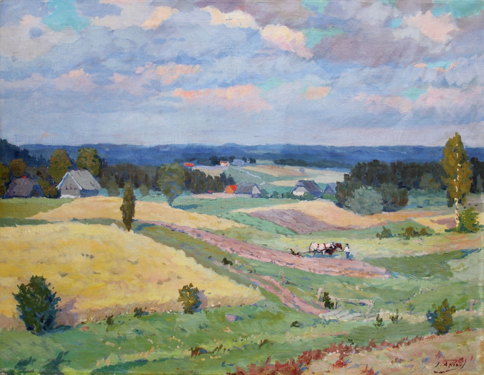 Jekabs Apinis | Latvian fields | MutualArt
