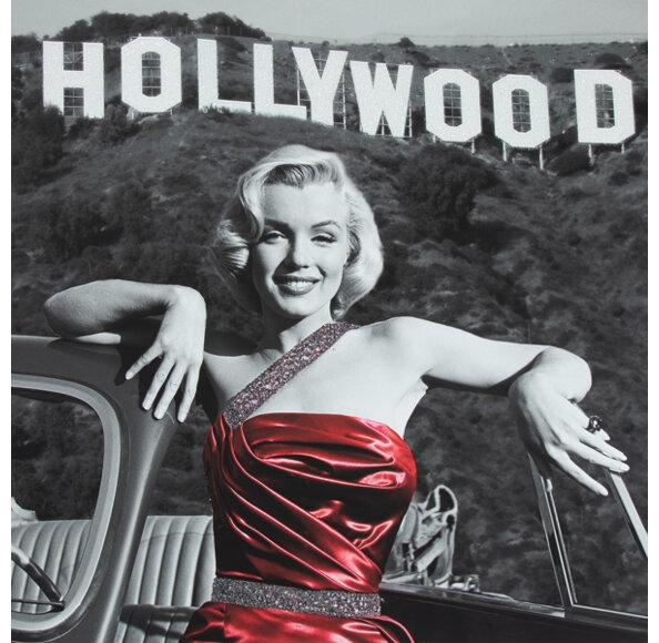 Marilyn Monroe Hollywood poster