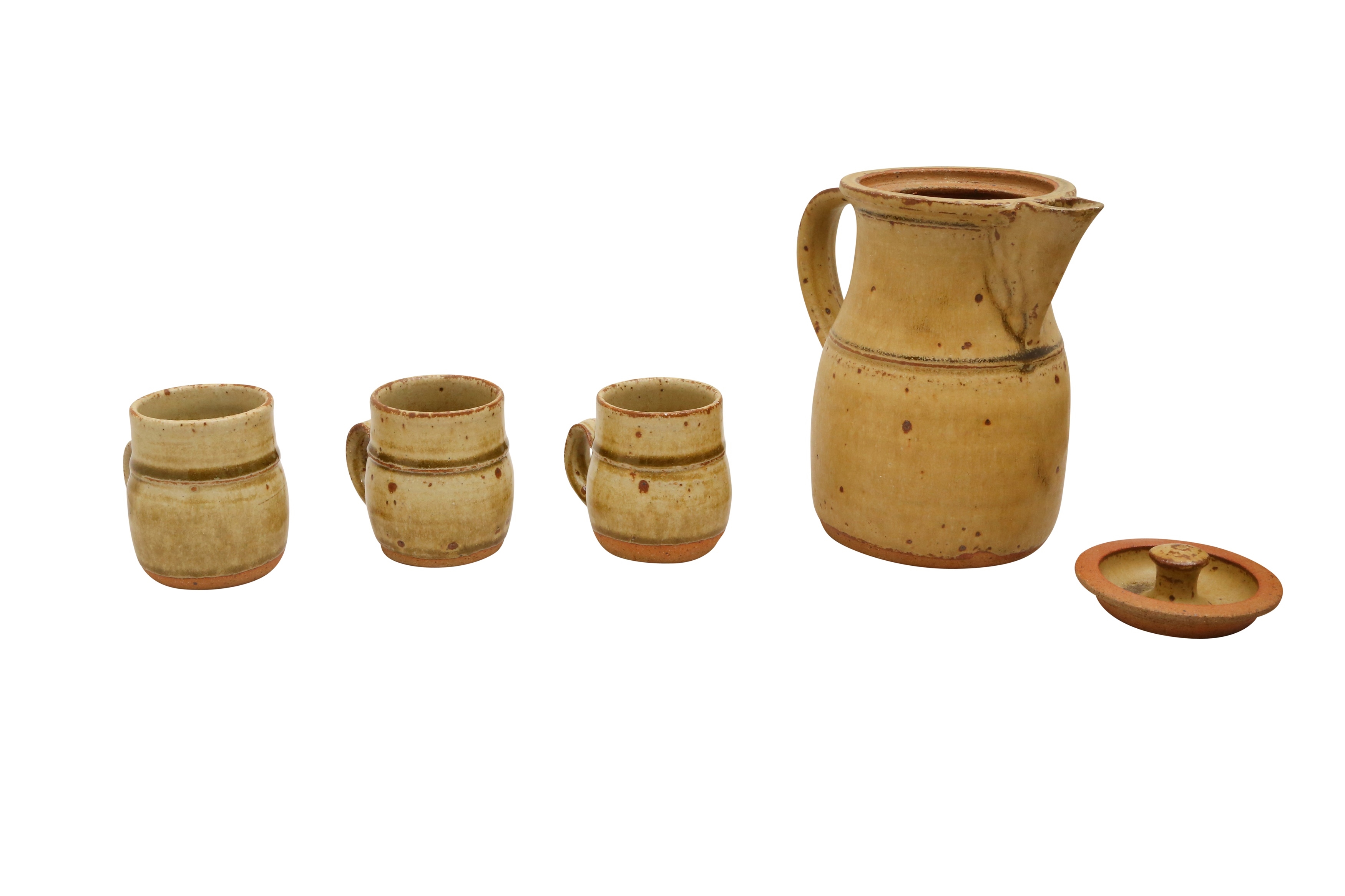 Richard Batterham | A partial coffee set comprising coffee pot and 