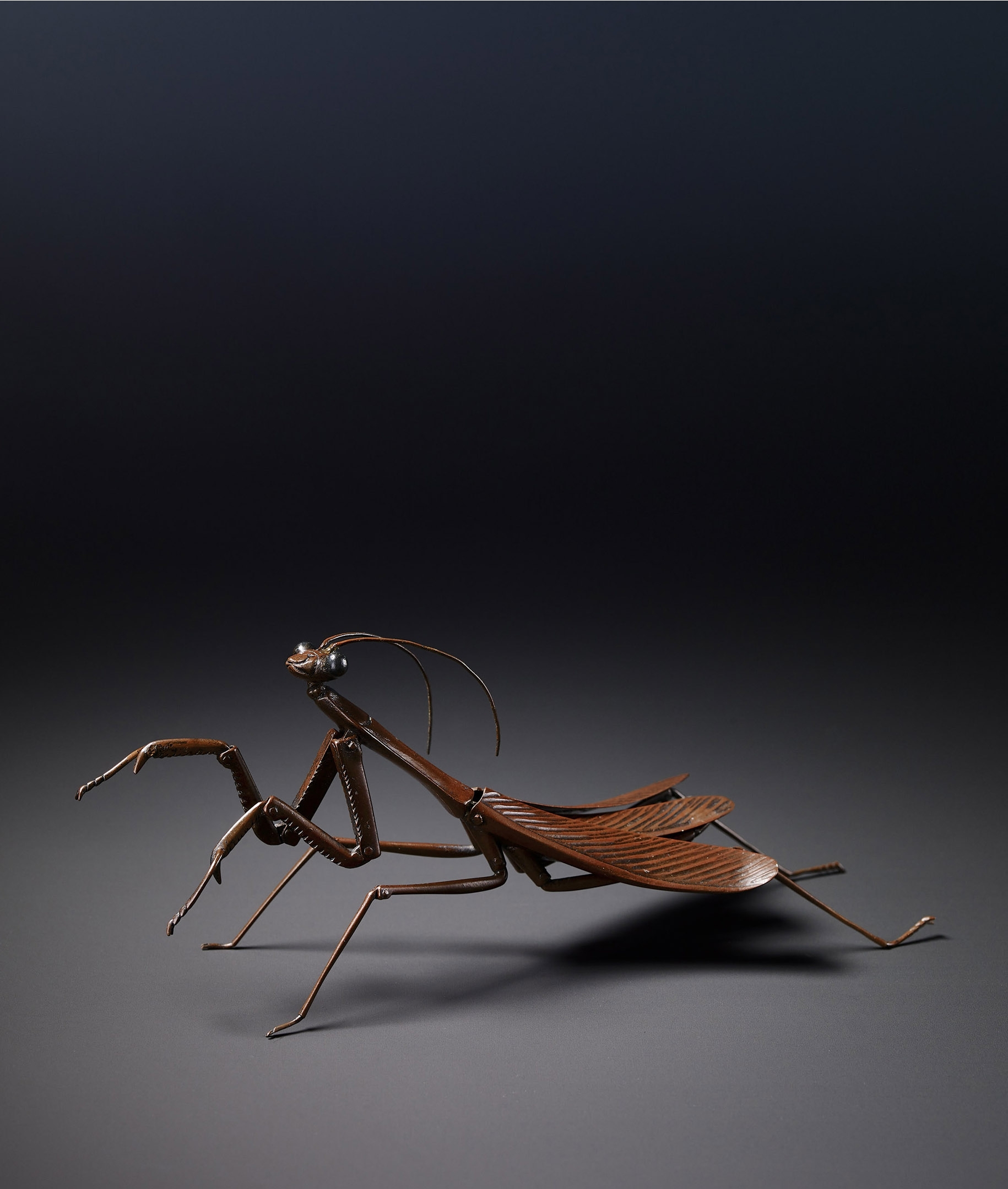 Tanaka Tadayoshi | TANAKA TADAYOSHI A BRONZE ARTICULATED SCULPTURE